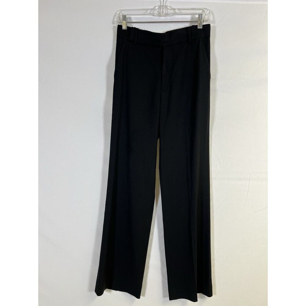 Vince High Waist Straight Pant Black Size 4 Corpcore Office Siren Career